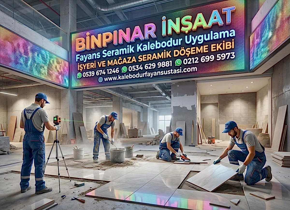 İŞYERİ VE MAĞAZA SERAMİK DÖŞEME EKİBİ