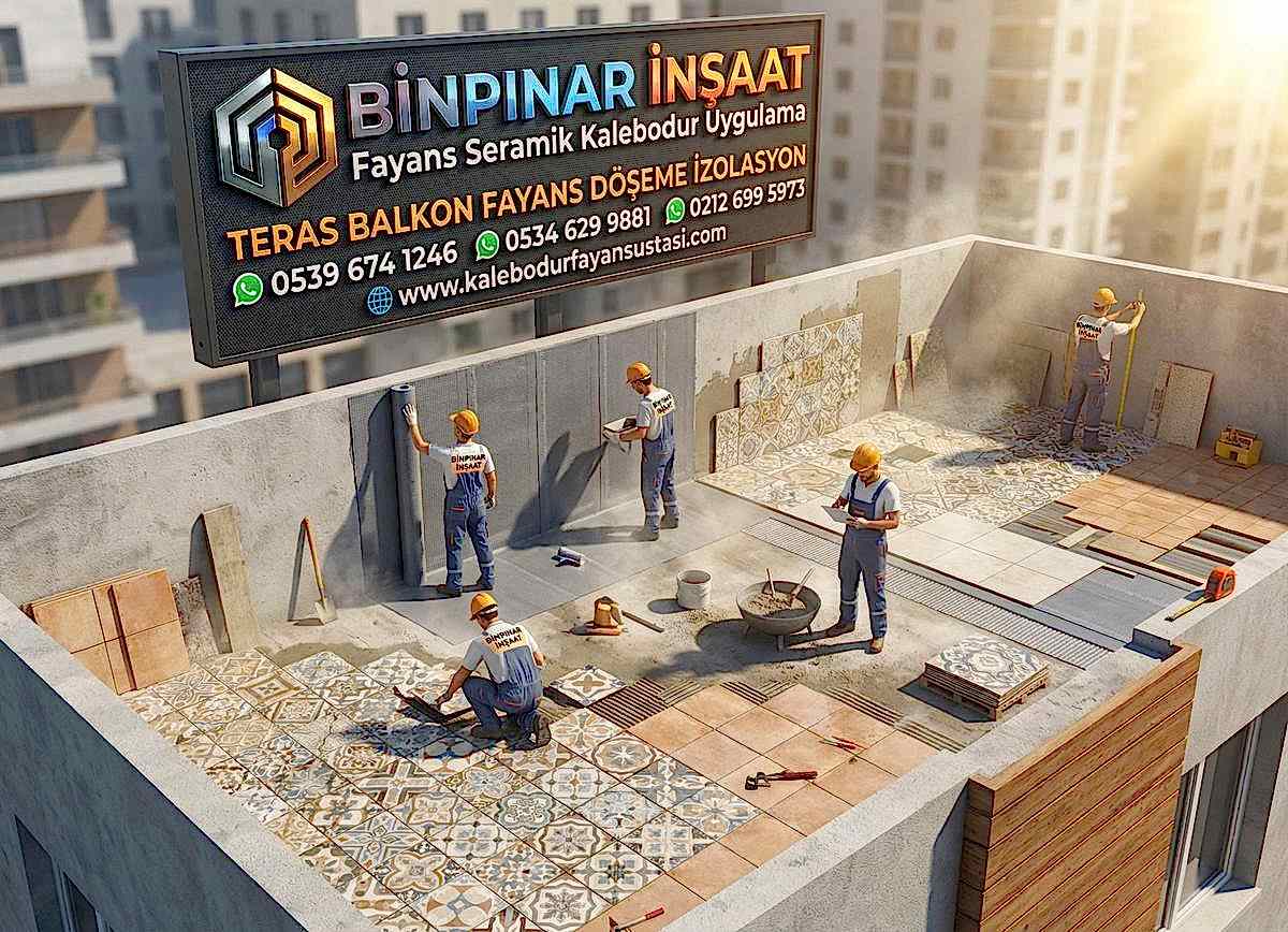 TERAS BALKON FAYANS DÖŞEME İZOLASYON